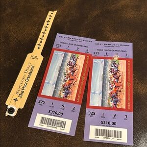 Kentucky Derby Tickets 2015 American Pharoah - with Wristband